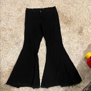 Black Women’s bell bottom Jeans